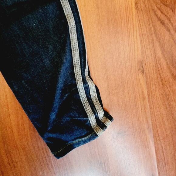 GOOD AMERICAN GOOD LEGS ACCENT STRIPE JEANS SIZE 26 - Picture 4 of 11